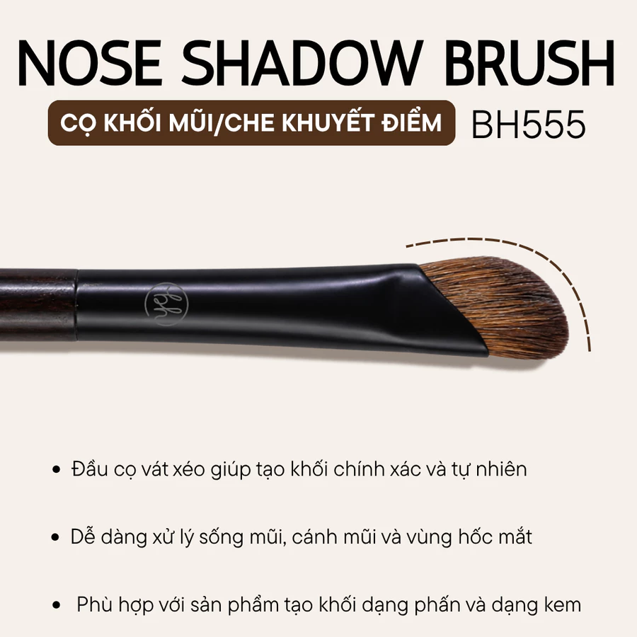  Cọ Tạo Khối Mũi BH Cosmetics Nose Shadow Brush BH555
